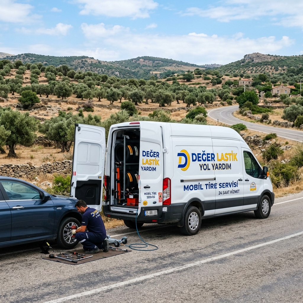 Akarca Mobil Lastik Yol Yardım Aracı - 7/24 Hizmet
